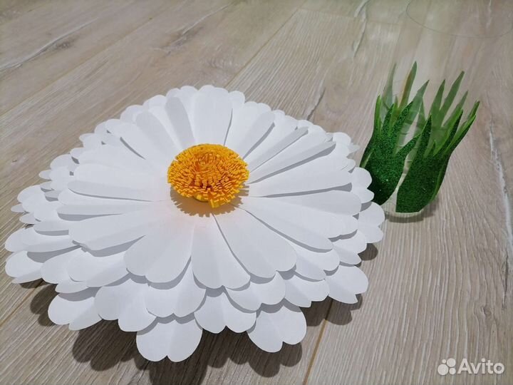 Поделка. Букет цветов в вазе