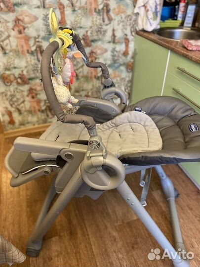 Стульчик для кормления chicco polly magic relax