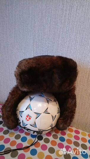 Шапка ушанка мужская меховая