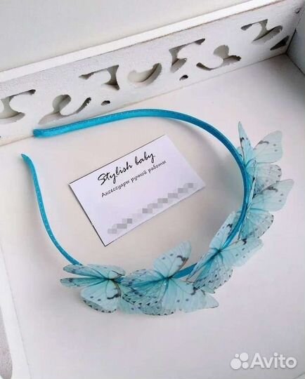 Ободок для волос ручной работы 