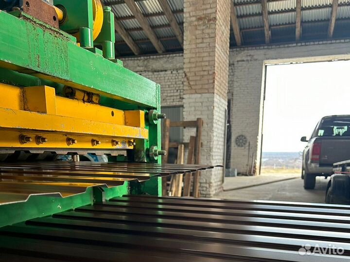 Профнастил с8 для забора за день разного размера