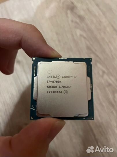 Процессор i7-8700k+ кулер