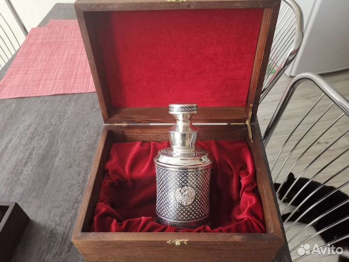 Рюмки, стопки и штоф серебро 875