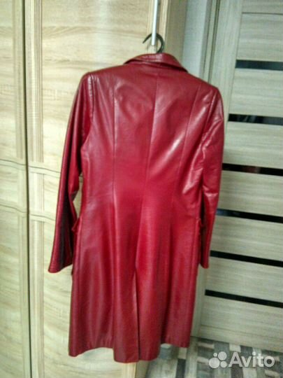 Плащ кожа