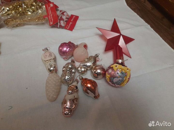 Елочные игрушки стекло