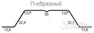 Штакетник GrandLine П/М-образный Фигурный Полиэсте