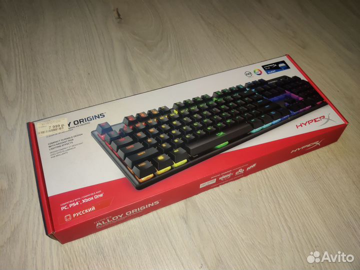 Игровая механическая клавиатура HyperX Blue