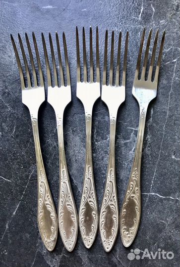 Набор столовых приборов мельхиор кольчугино
