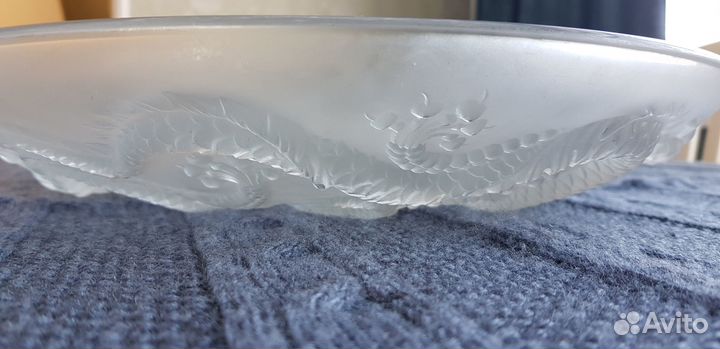 Антикварное блюдо Josef Inwald Драконы 1900-ые