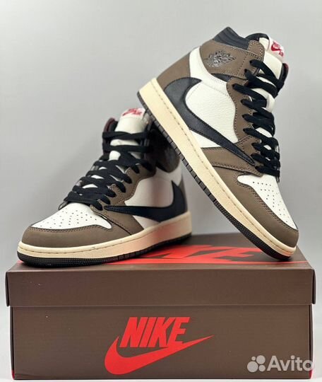 Кеды Nike Air Jordan 1 x Travis Scott