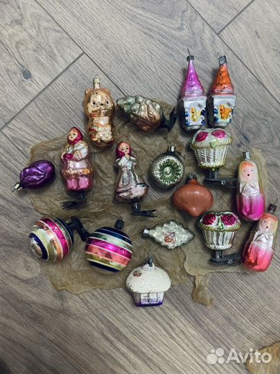 Елочные игрушки СССР