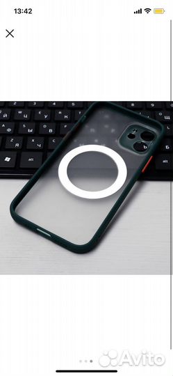 Чехол на iPhone 12, 12pro, 12mini с magsafe