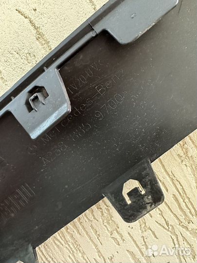 Накладка заднего бампера AMG Mersedes E купэ w238