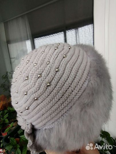 Шапка зимняя для девочки 54 56