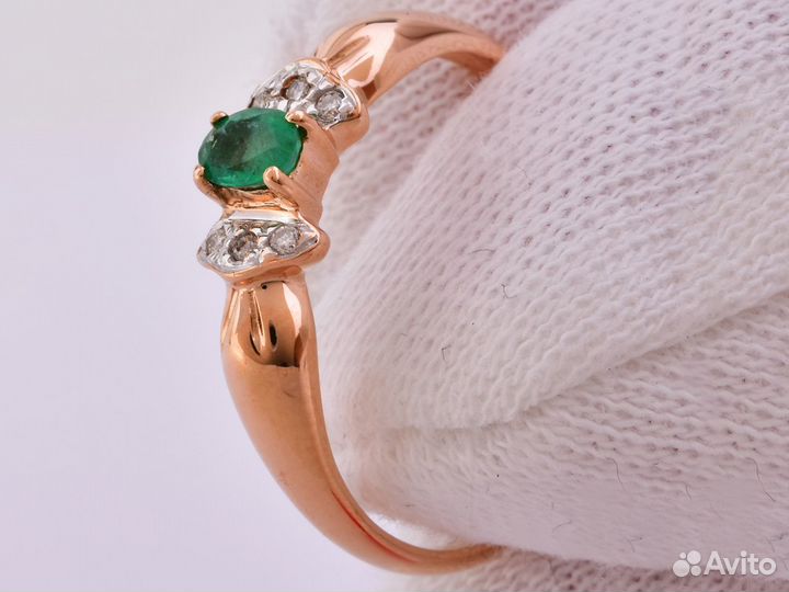 Кольцо золотое с бриллиантами