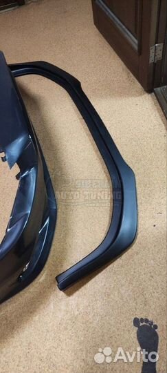 Сплиттер на передний бампер EVO на Lancer 10