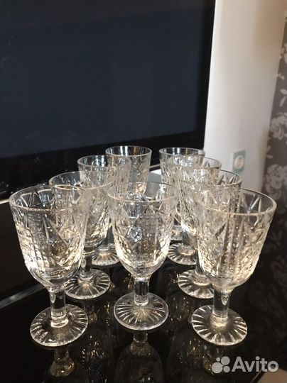 Хрустальные рюмки СССР