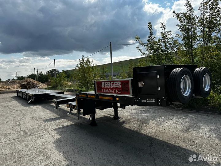 Полуприцеп трал (тяжеловоз) Berger 9854, 2023