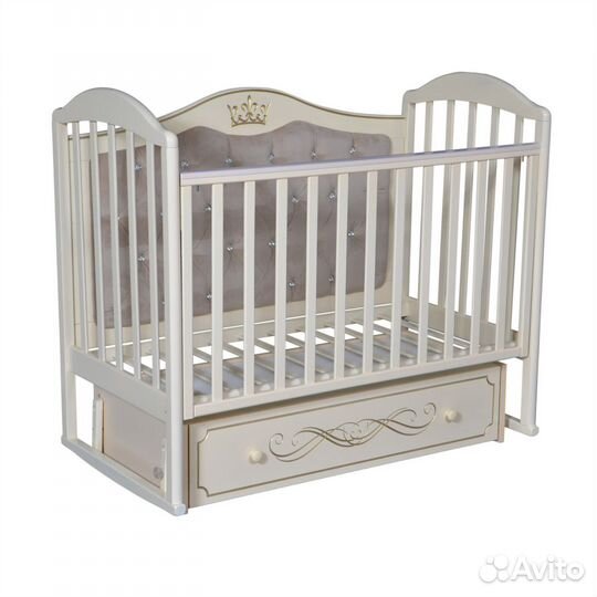 Детская кроватка с маятником Emily-4