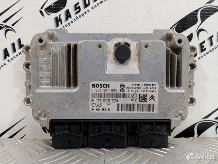 Блок управления двигателем Citroen Berlingo B9