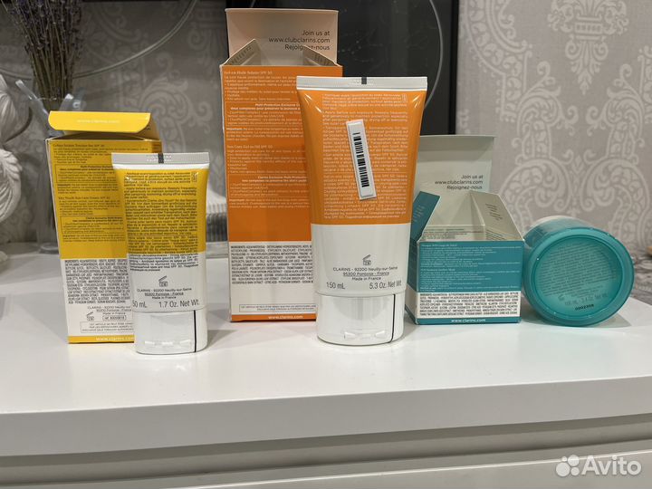 Clarins солнечная серия