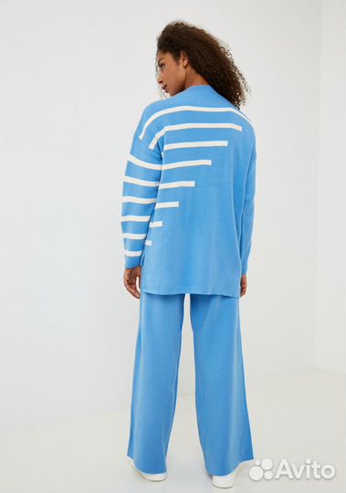 Трикотажный костюм с брюками, размер 42-44