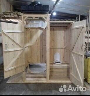 Дачный туалет с душем