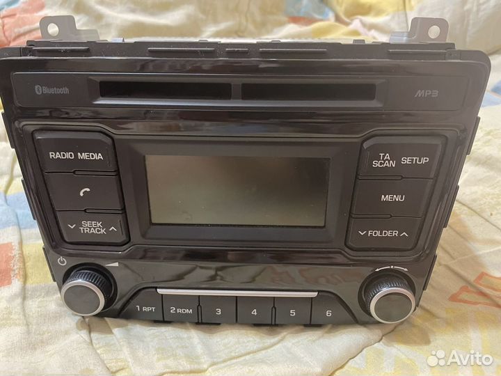 Штатная магнитола на hyundai ACB10ctre