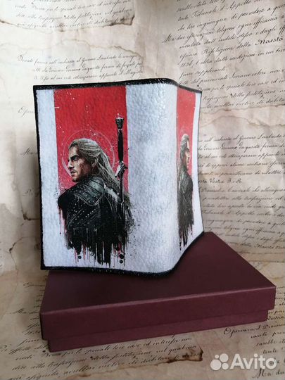 Обложка на паспорт натуральная кожа