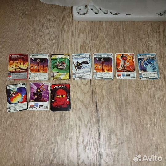 Карточки lego ninjago