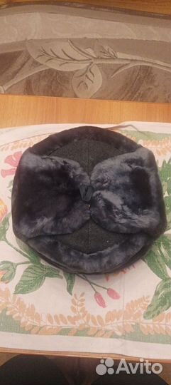 Шапка-ушанка меховая офицерская