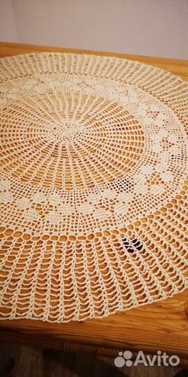 Скатерть кружевная, вязаная крючком
