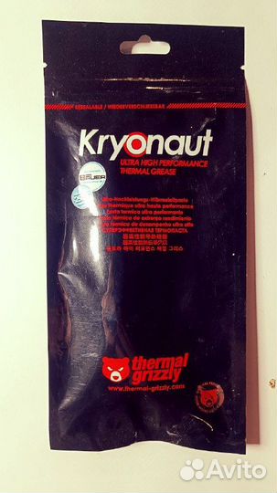 Термопаста Thermal Grizzly Kryonaut, шприц, 1 г