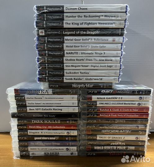 Новые диски (Sealed) для PS2 и PS3