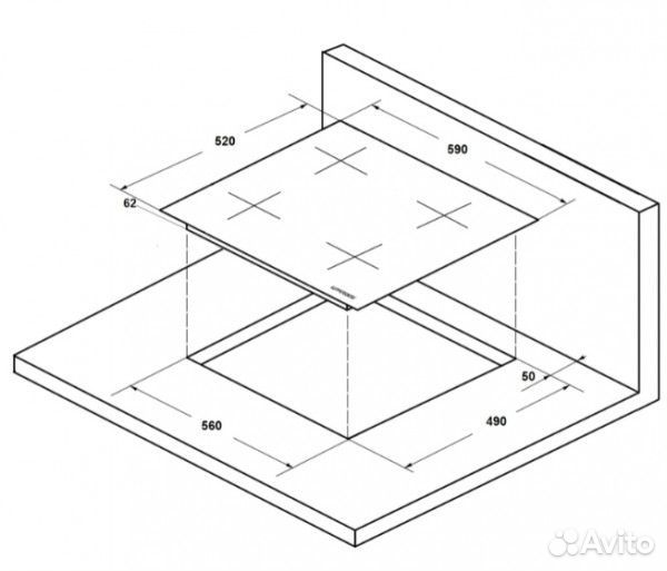 Варочная панель индукционная Kuppersberg ICS 606 C