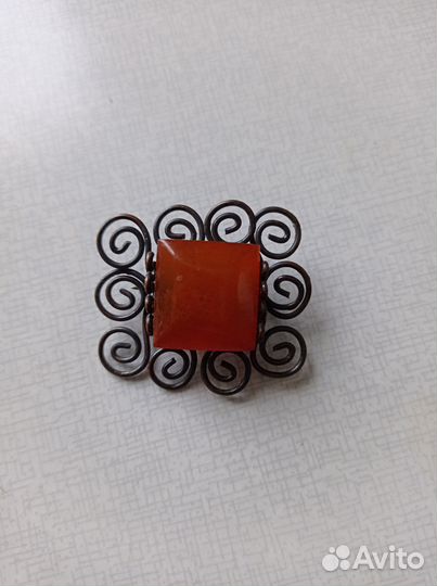 Брошь винтажная чехия