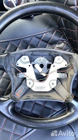 Руль с подушкой priora