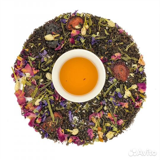 Чай черный и зеленый купаж 1002 ночь