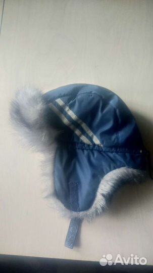 Шапка детская зимняя б.у р.56