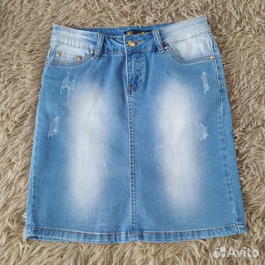 Юбка джинсовая