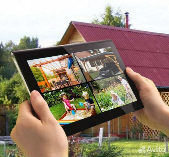 Комплект видеонаблюдения IP HiWatch 4 камеры