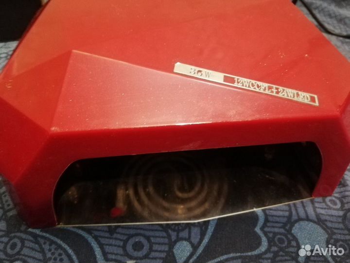 Гибридная лампа для гель лака LED+ccfl 36W