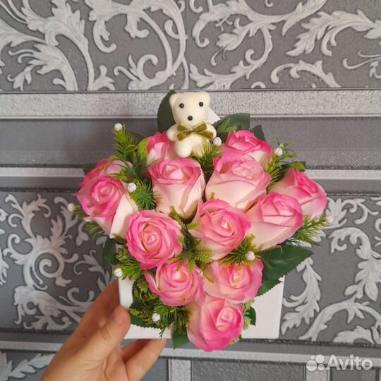 Букеты из мыльных цветов