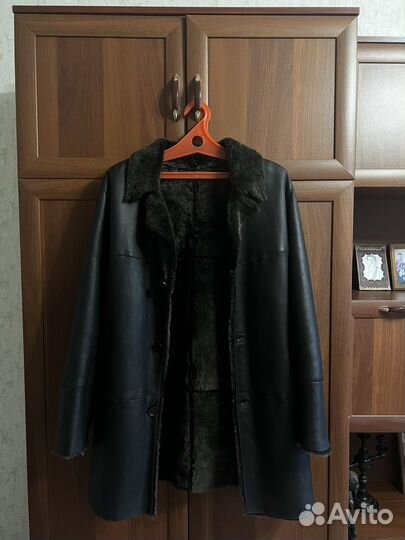 Кожаная дубленка мужская