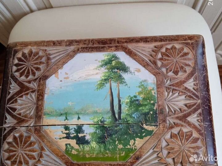 Деревянная шкатулка 1950-е