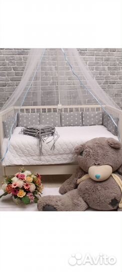 Бортики в детскую кроватку бу