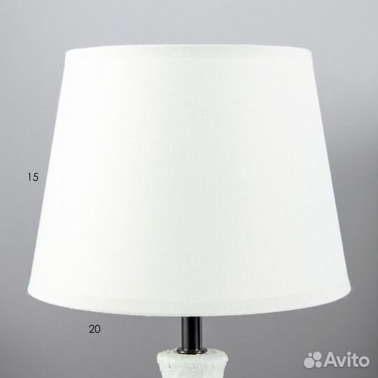 Настольная лампа 'Заряна' Е14 40Вт белый голубой 3