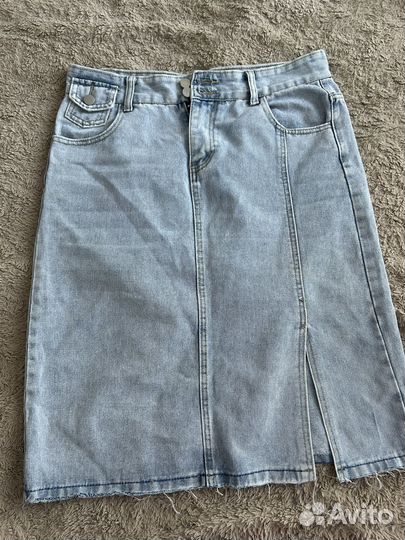 Юбка джинсовая