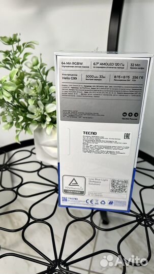 Смартфон tecno Camon 20 Pro 8/256 гб