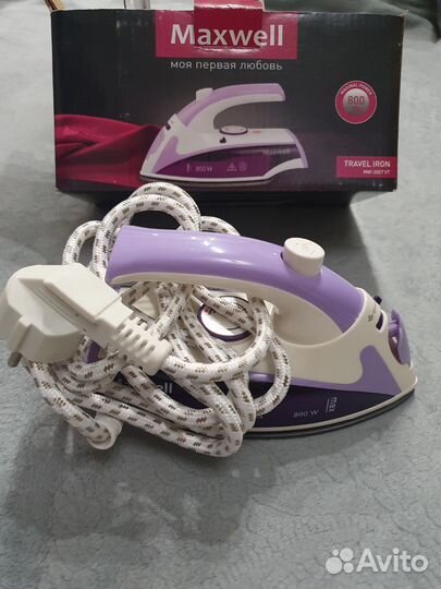 Утюг дорожный Maxwell новый
